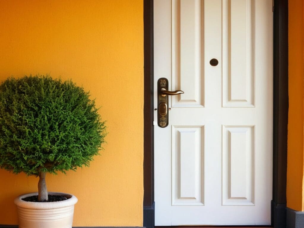 solid core apartment entry door