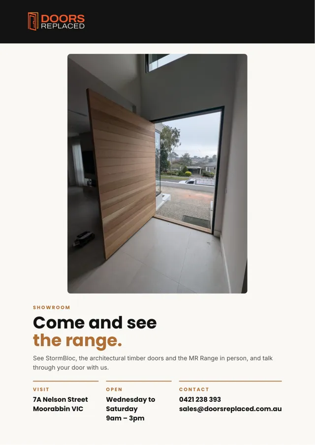 Showroom: 7A Nelson Street, Moorabbin